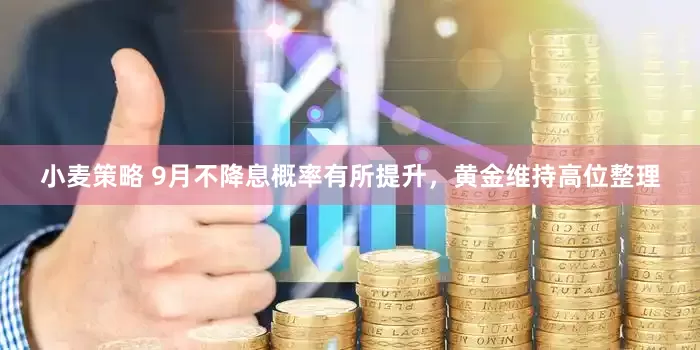 小麦策略 9月不降息概率有所提升，黄金维持高位整理