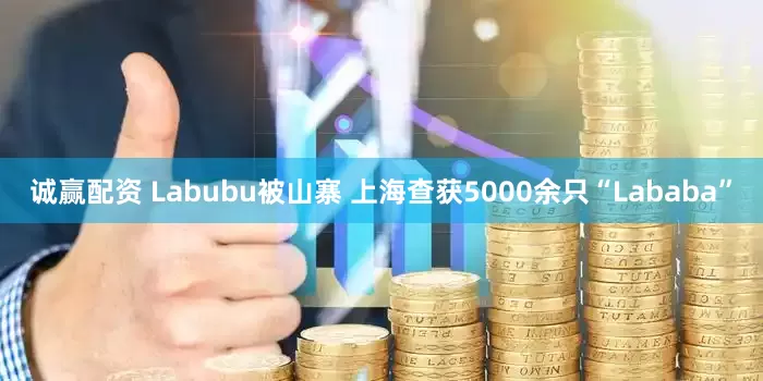 诚赢配资 Labubu被山寨 上海查获5000余只“Lababa”