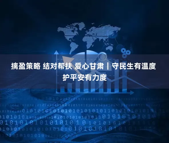 摛盈策略 结对帮扶 爱心甘肃｜守民生有温度 护平安有力度